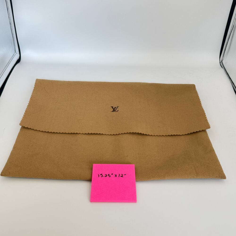 Authentic Vintage Louis Vuitton Large Dustbag 15.25" x 12"